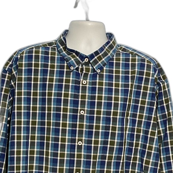 Roundtree & Yorke 4XT Plaid Button Down Shirt - Picture 2 of 9